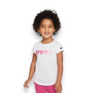 Nike Logo Love Toddler relax for cotton T-Shirt 4t